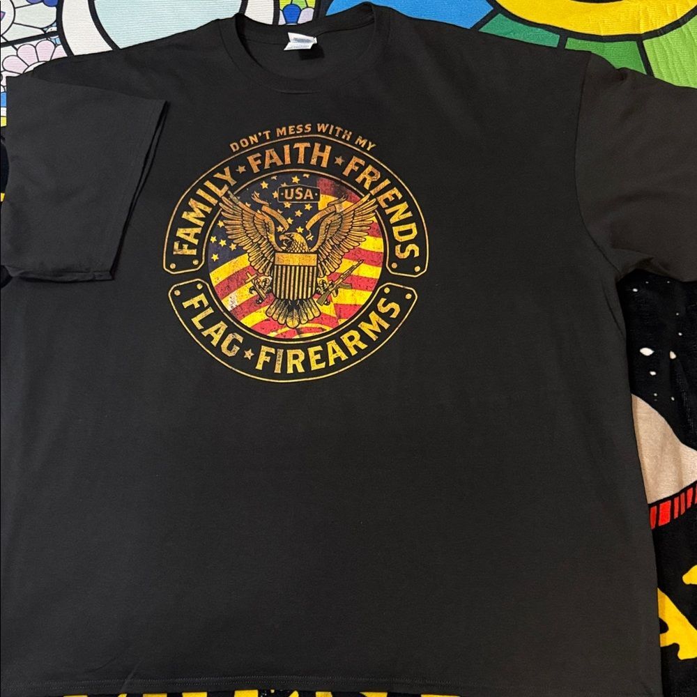 Don't mess with Family - Faith - Friends Tee